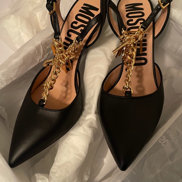Moschino Lettering Charms Heels - Picture 12 of 15